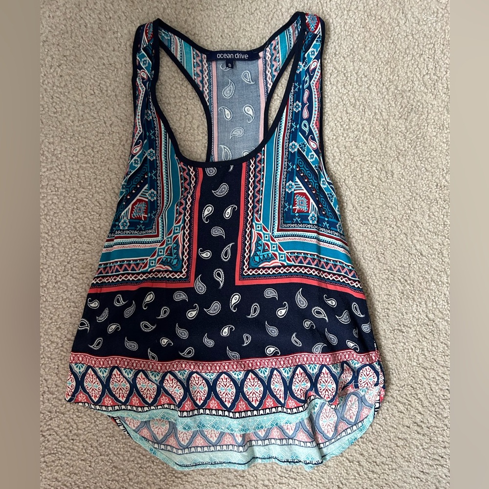 Cute razor back tank top